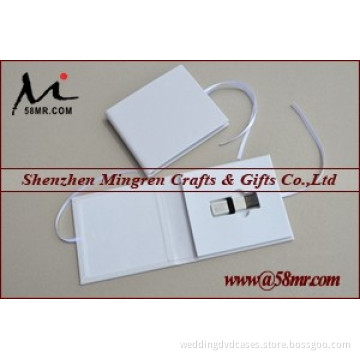 Wedding Leather USB Case Cover Folio Box album Holder